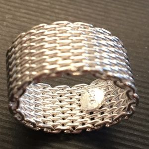 925 mesh ring